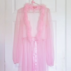 Sugarthrillz Sugar Coated Crush Marabou Robe